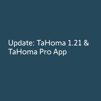 Update: TaHoma 1.21 & TaHoma Pro App